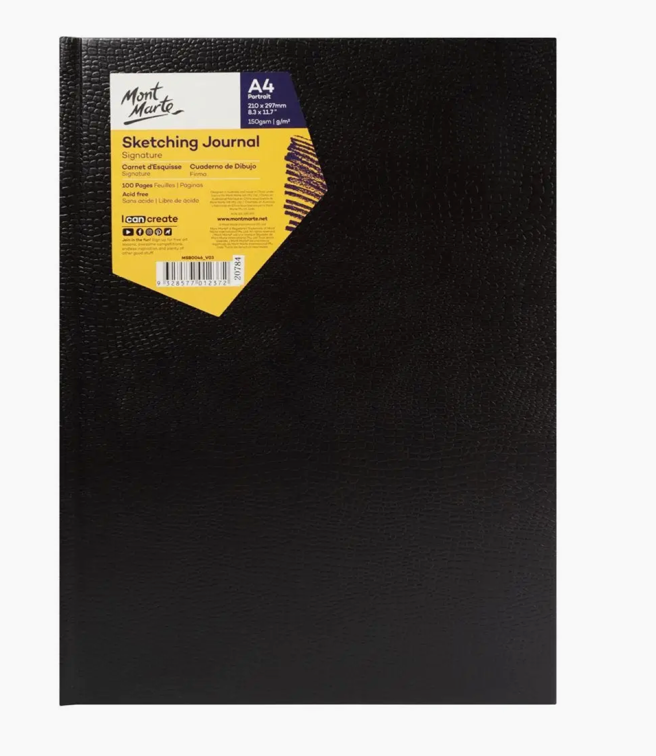 Sketching Journal Croc Finish Signature 150gsm