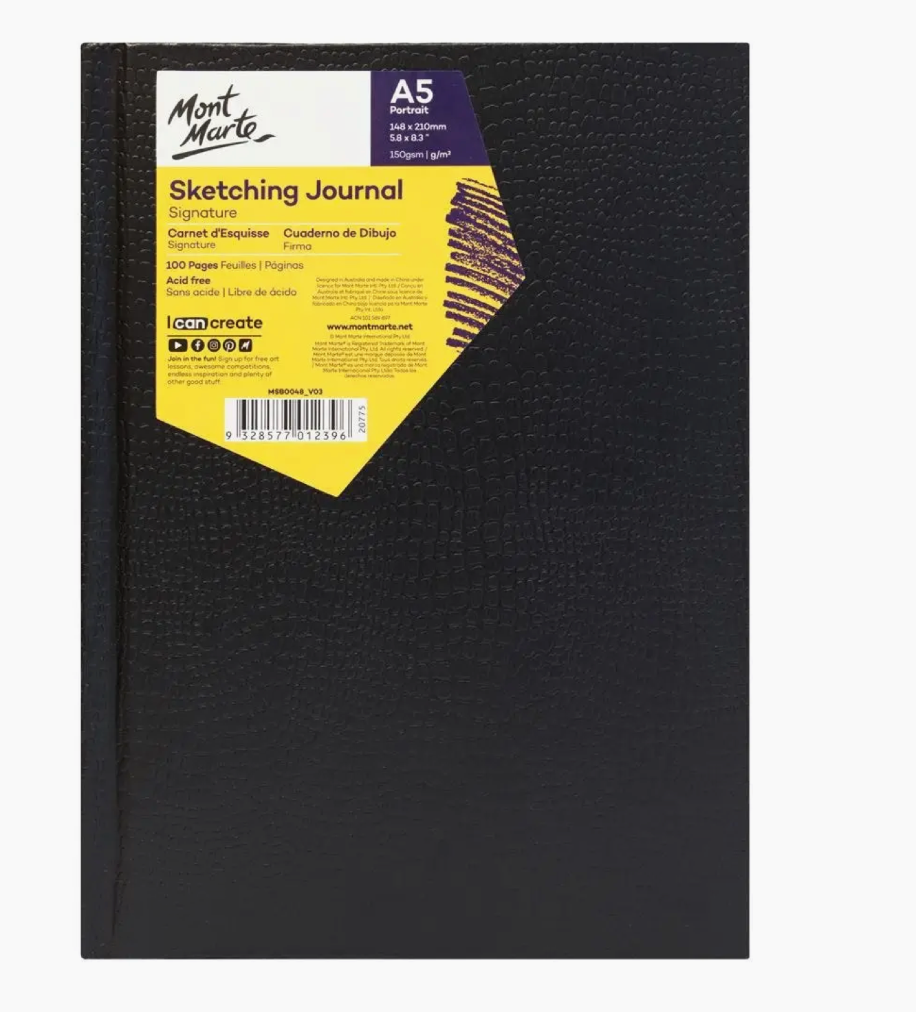 Sketching Journal Croc Finish Signature 150gsm