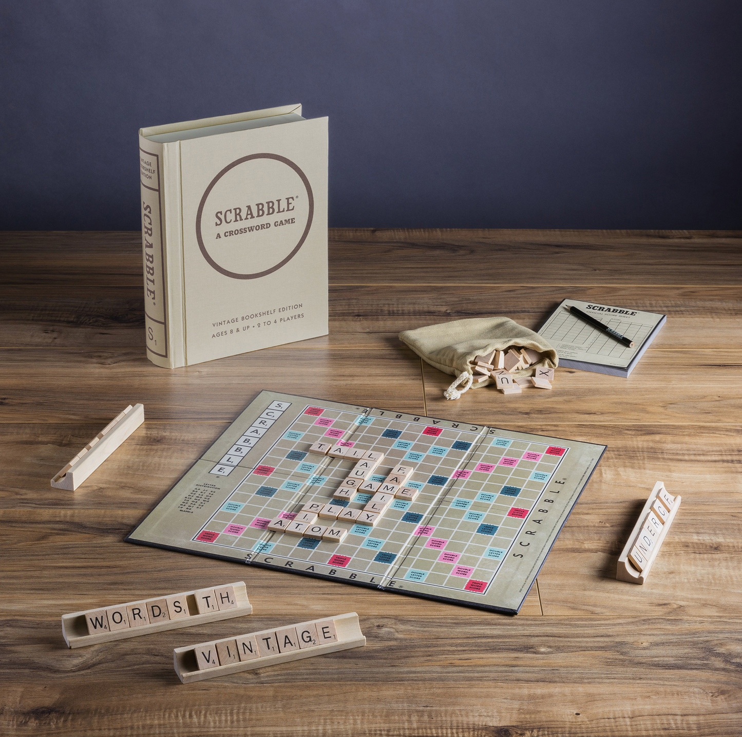 Scrabble Vintage Bookshelf Edition