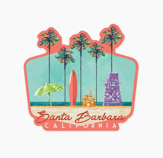 Santa Barbara Stickers