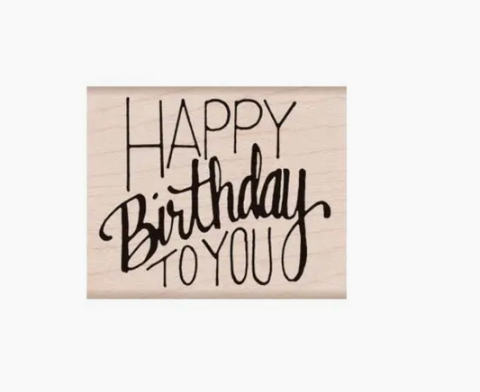 Stamp - Happy Birthday To You