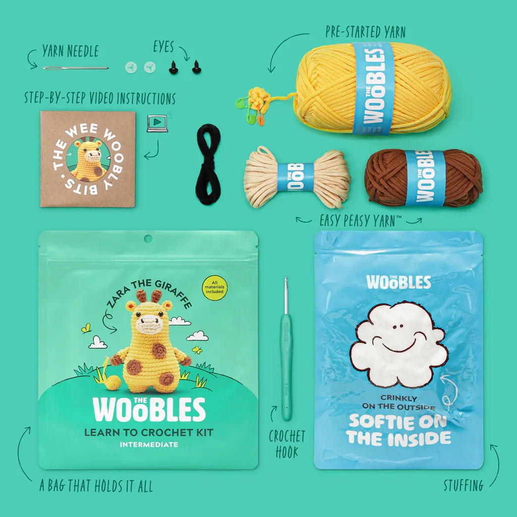 Zara the Giraffe - The Woobles Crochet Kit