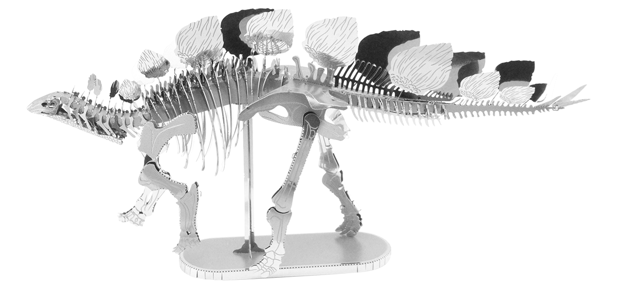 3D Metal Puzzle - Stegosaurus Skeleton