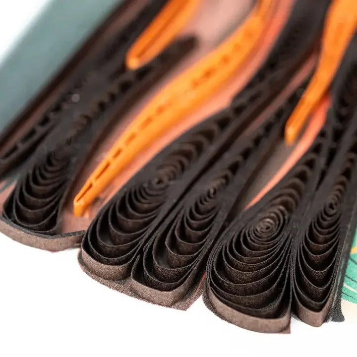 Redwood Quilling Card