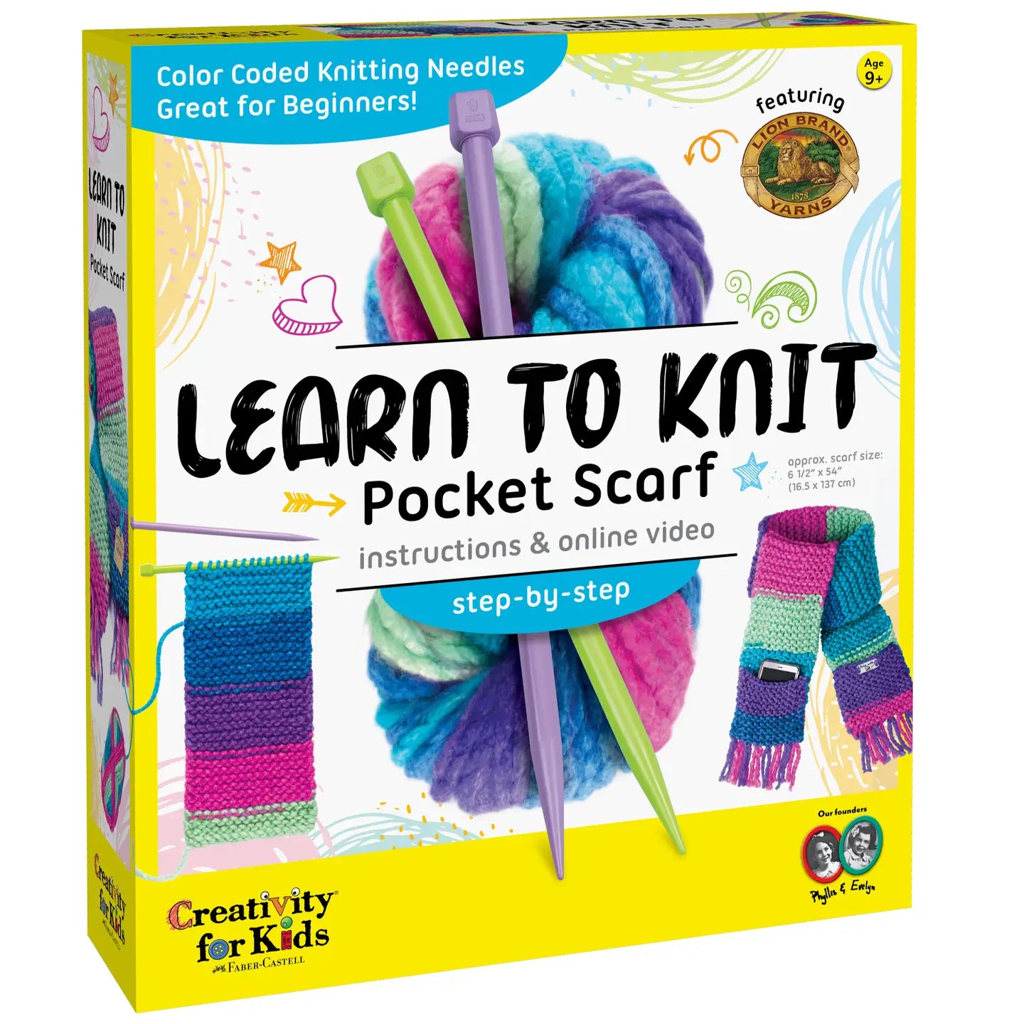 Learn To Knit - Pocket Scarf