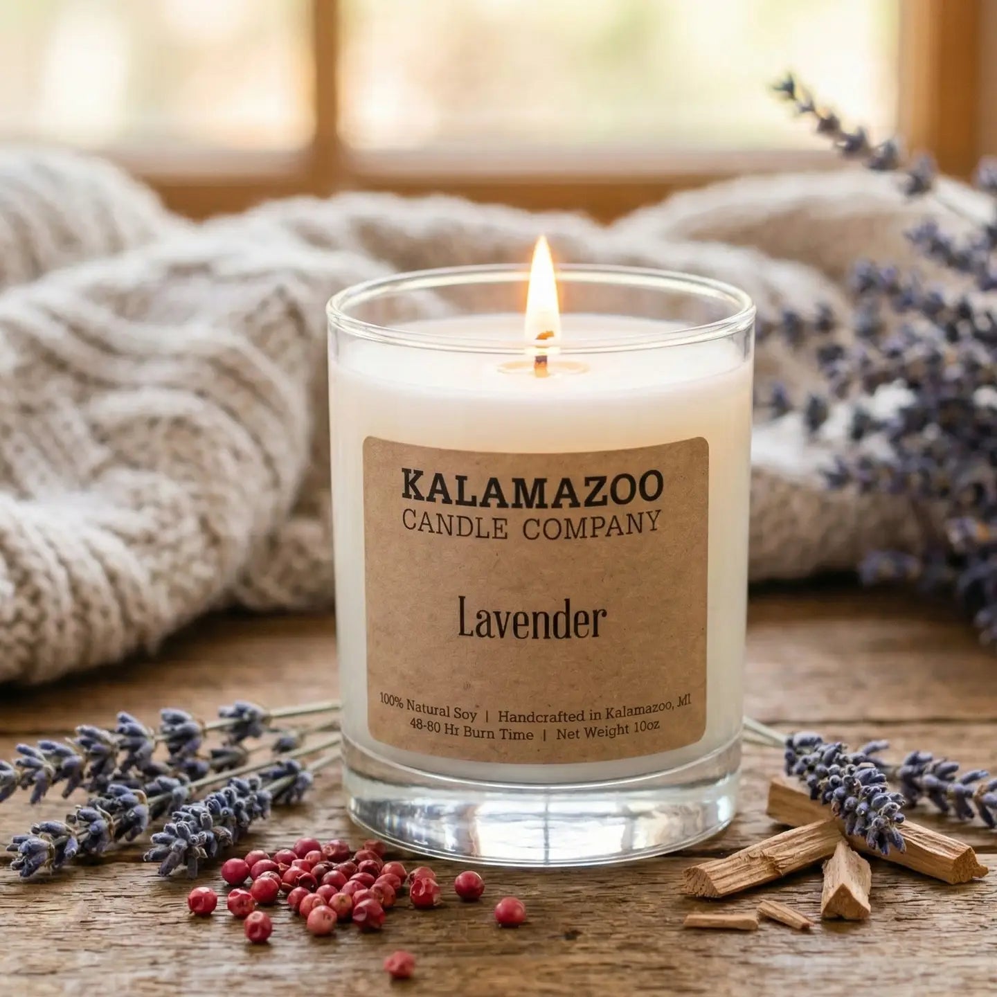 Lavender Candle 10oz-Kalamzoo