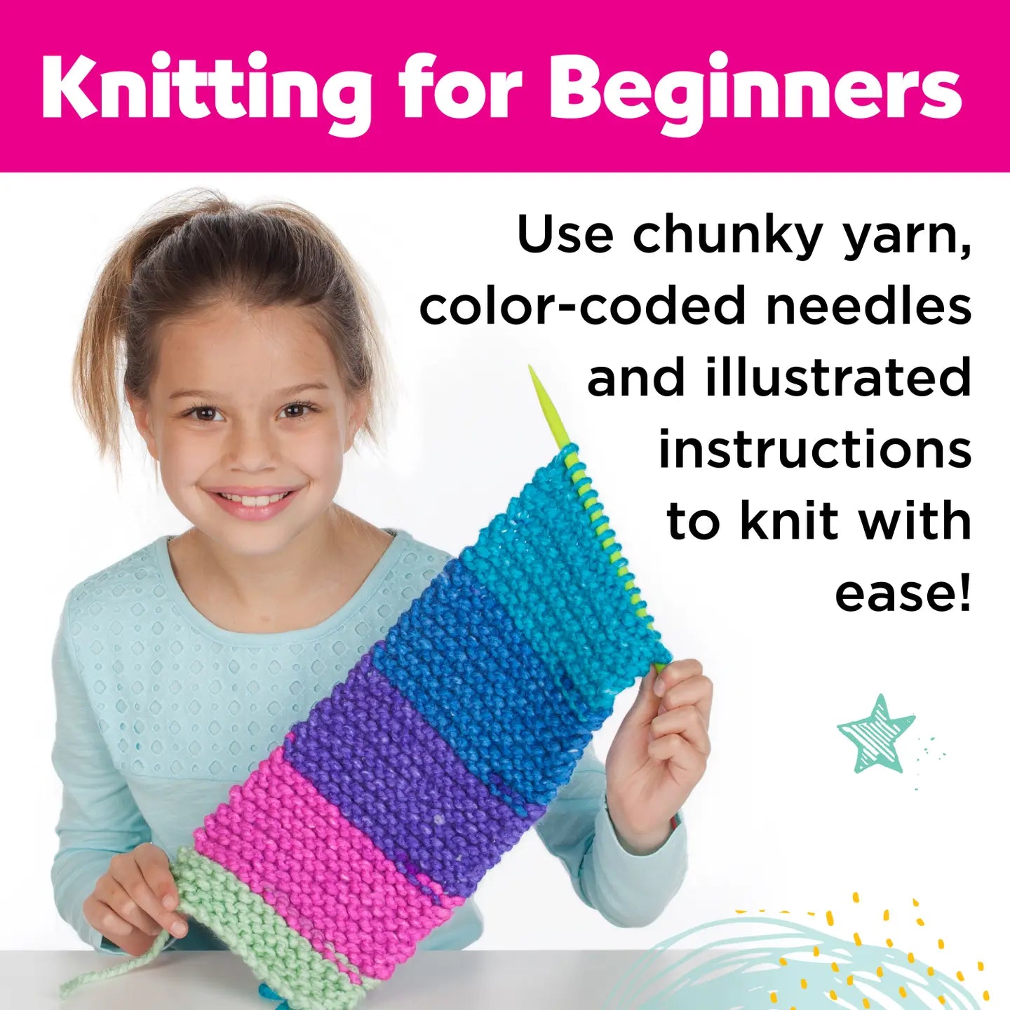 Learn To Knit - Pocket Scarf