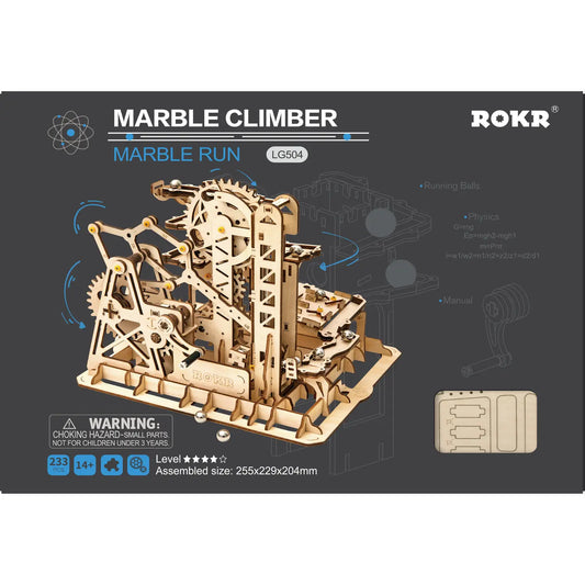 3D Wooden Puzzle - Marble Climber