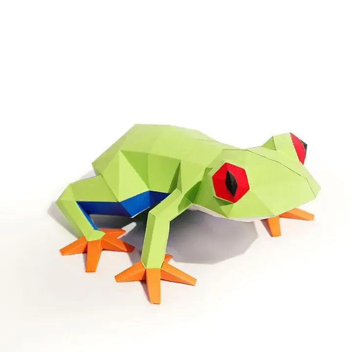 Unique Frog Table Lamp Papercraft Origami Model
