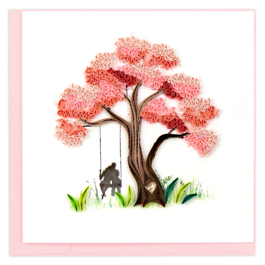 Blossoming Love Quilled Greeting Card