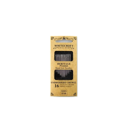 Whitecroft - Heritage Embroidery Needle - Size 5 to 10