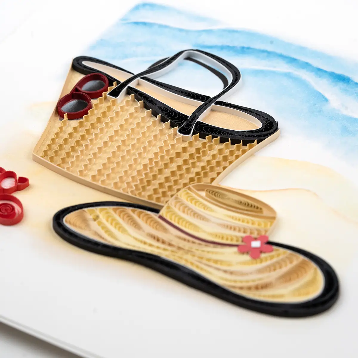 Vitamin Sea Quilled Greeting Card