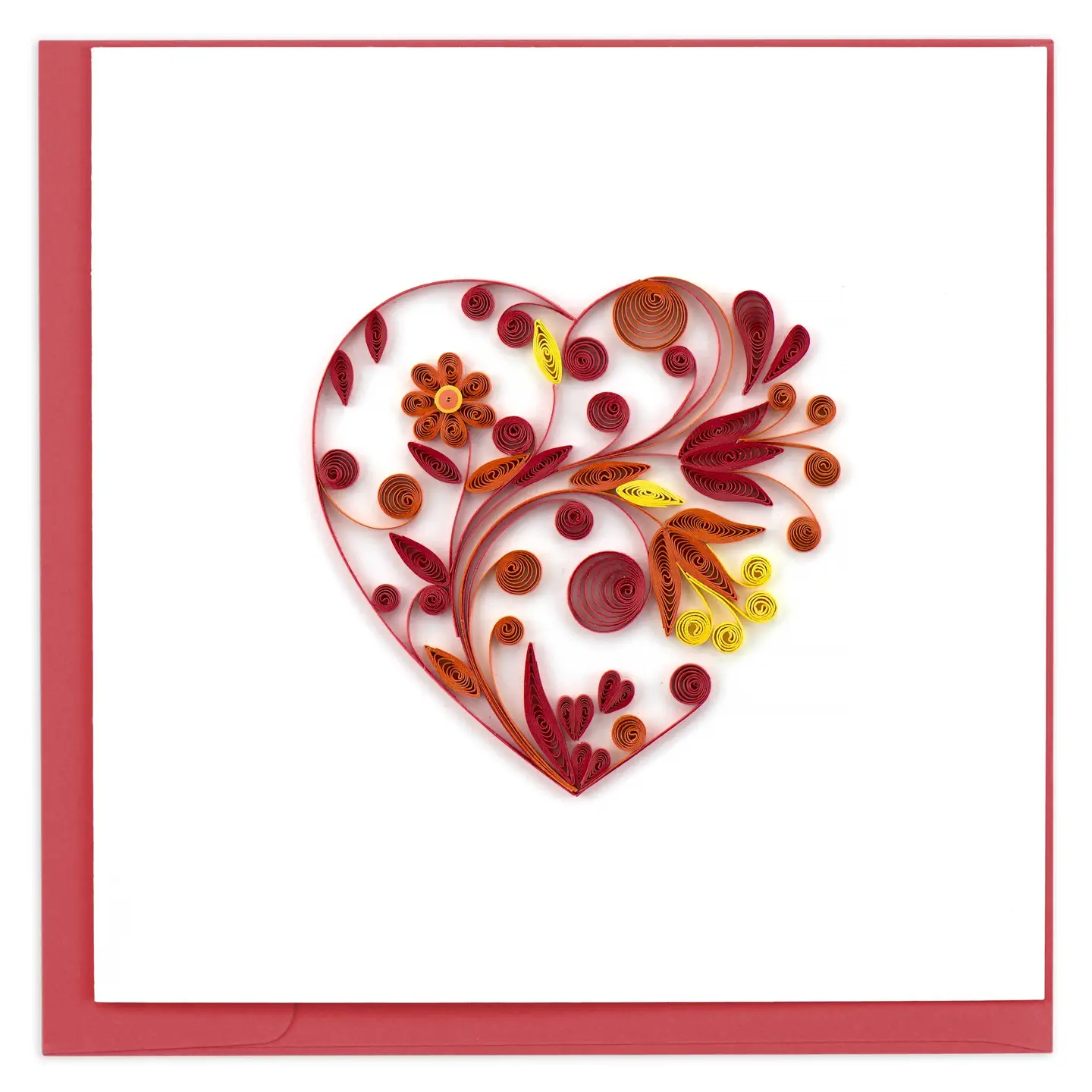 Heart Love Quilled Greeting Card