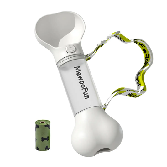 Dog Water Bottle (2-in-1 Water and Poop Bag Dispenser)