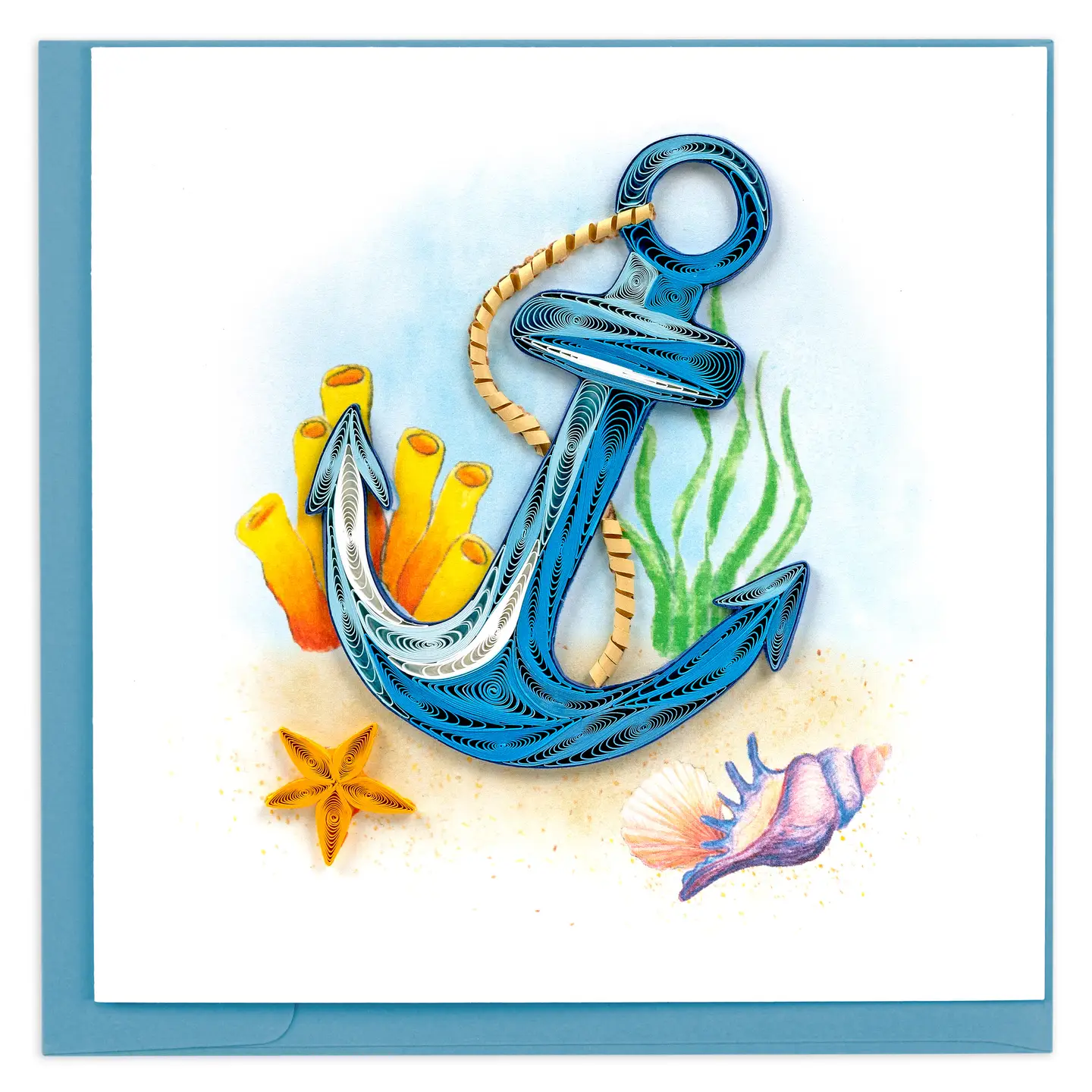 Anchor Quilled Greeting Card
