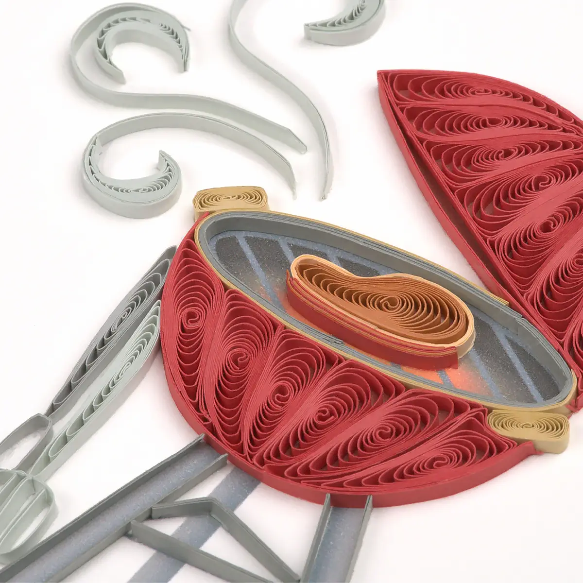 Father's Day BBQ Quilled Greeting Card