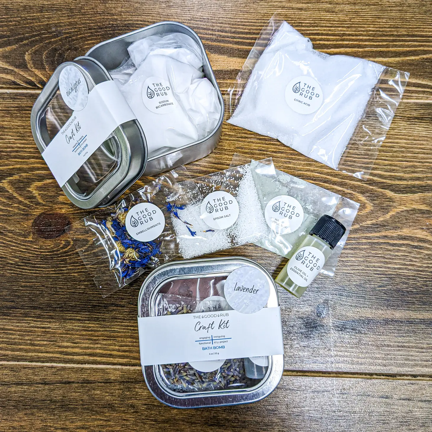The Good Rub - Bath Bomb Kit