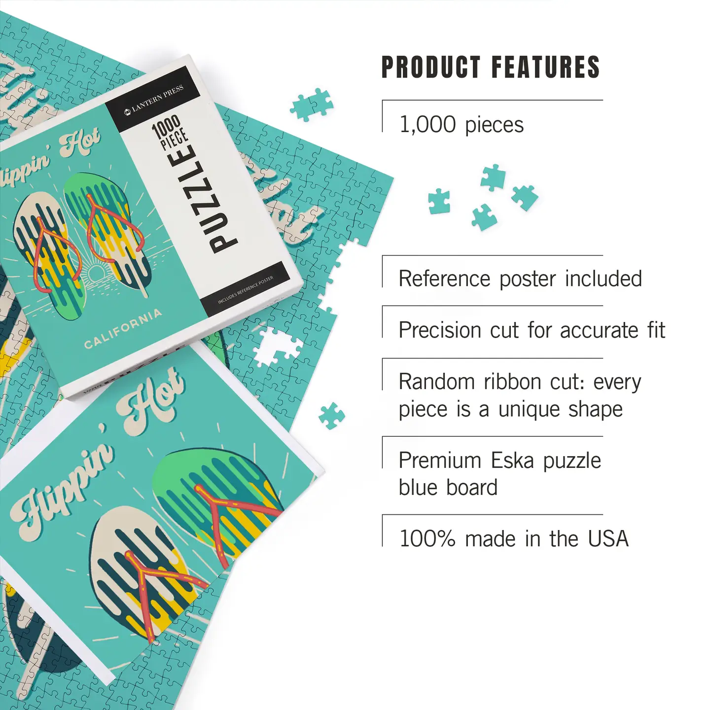 Flip Flop Flipping Hot California Jigsaw Puzzle