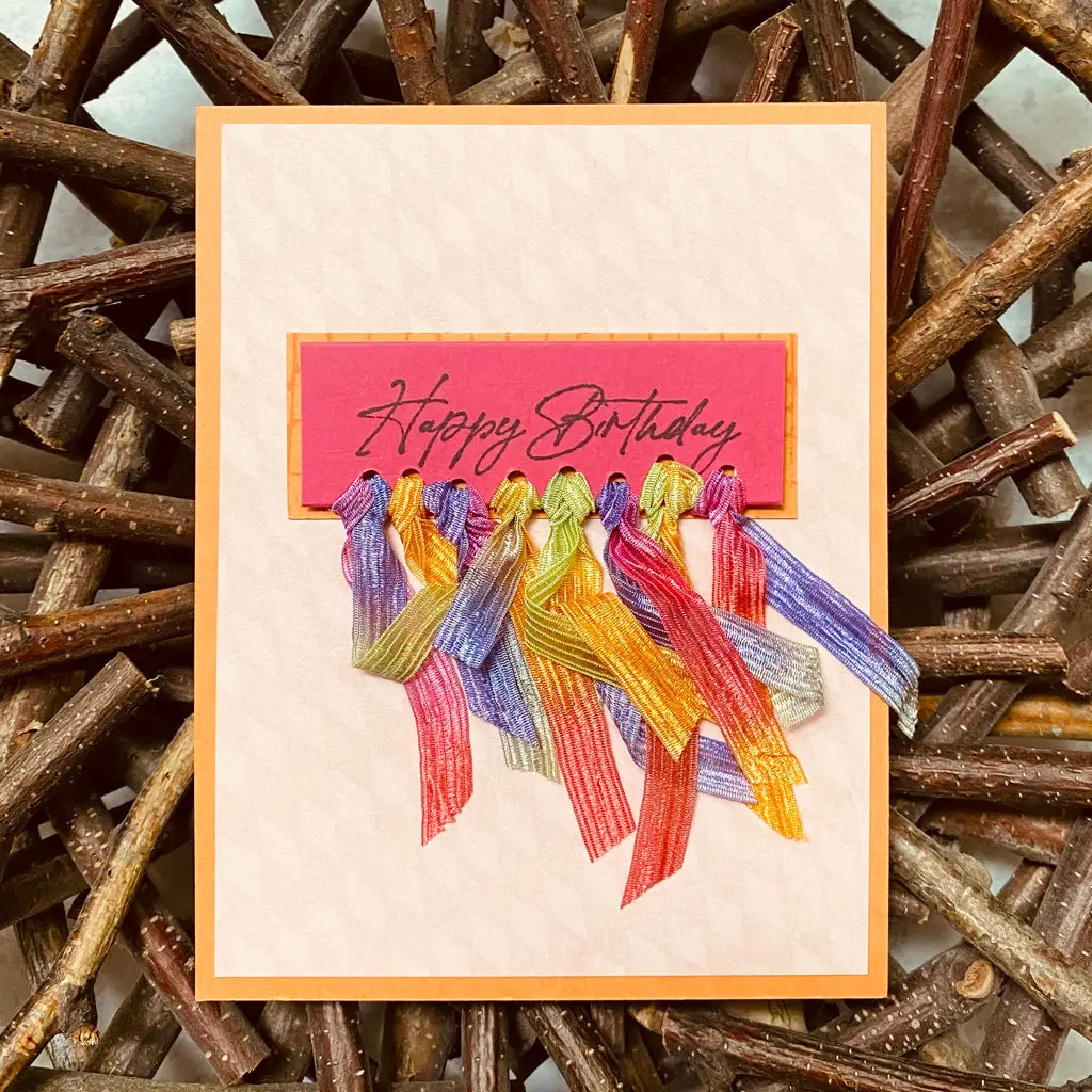 Stamp - Cursive ‘Happy Birthday’