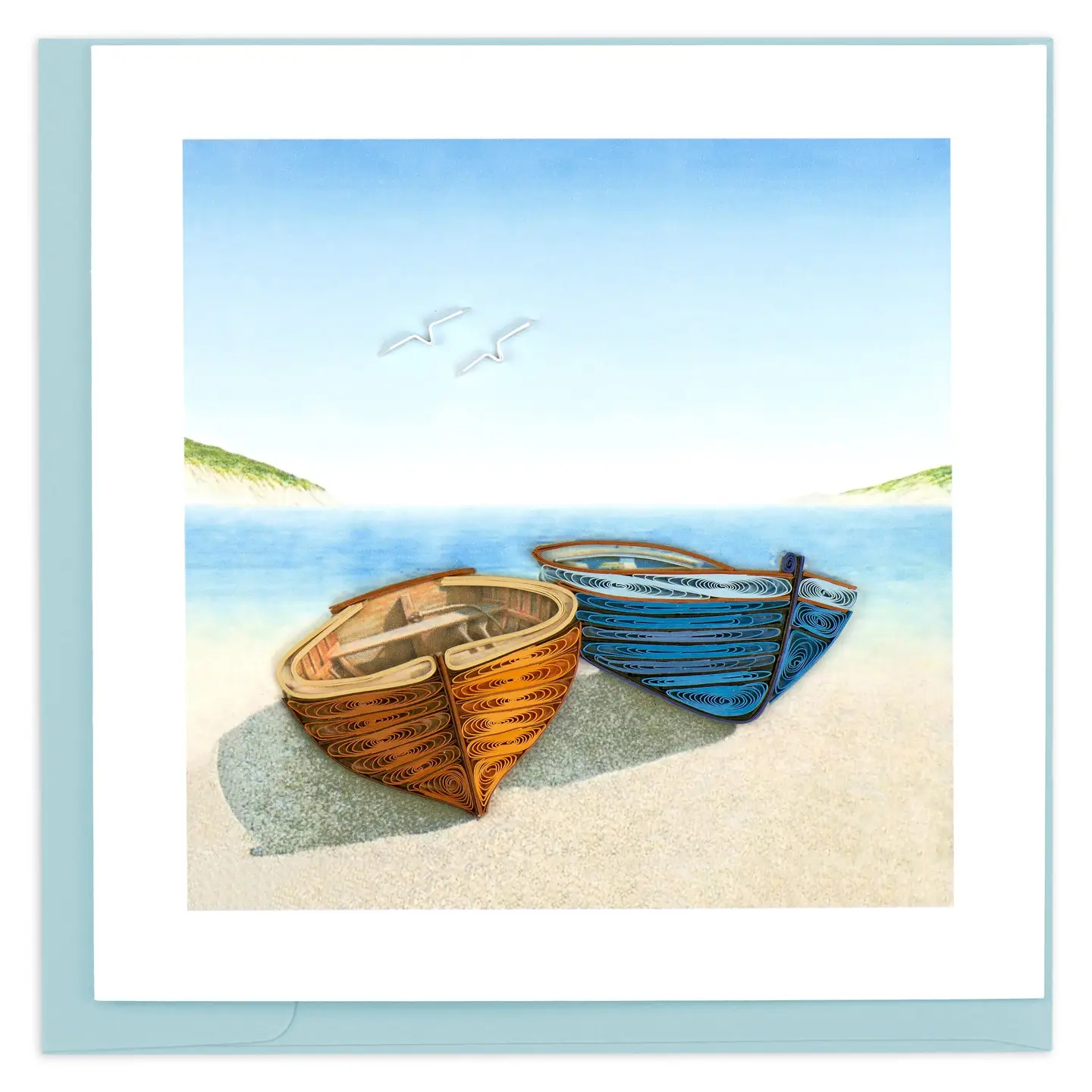 Boats Everyday Quilled Greeting Card