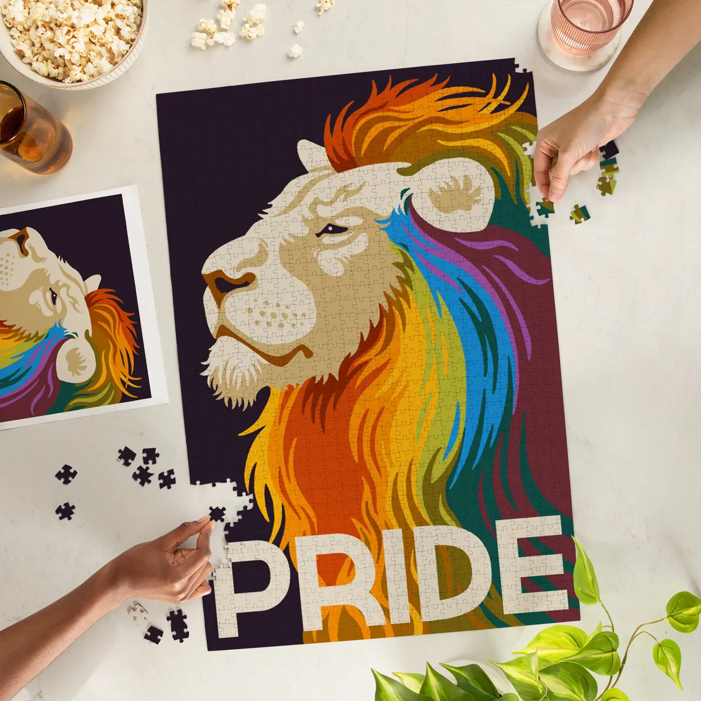 Pride Lion Jigsaw Puzzle