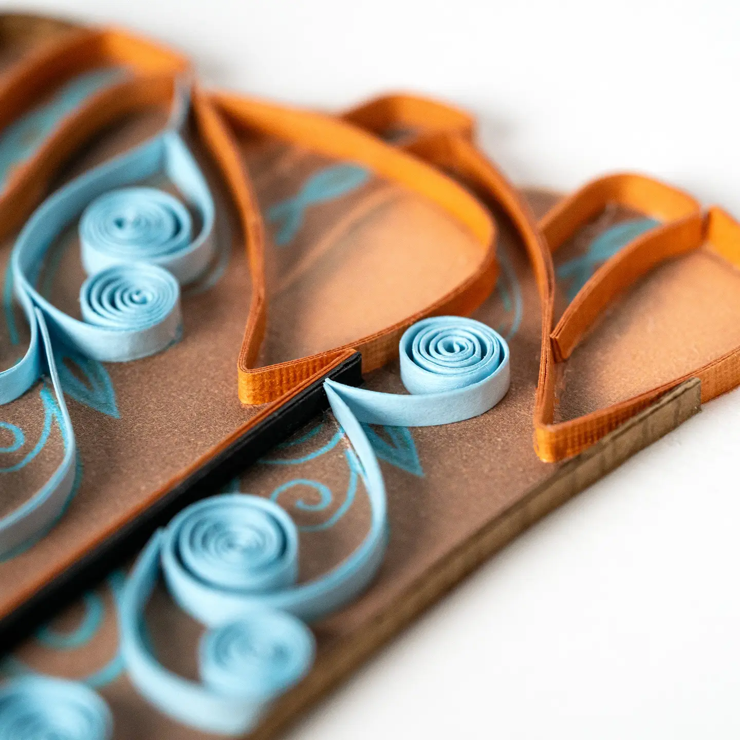 Cowboy Boots Quilled Greeting Card