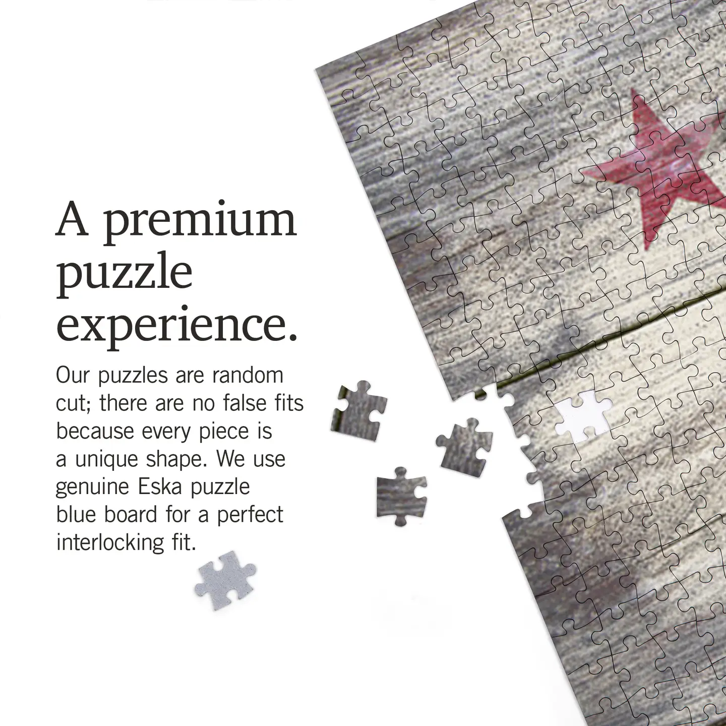 Rustic California Flag Jigsaw Puzzle