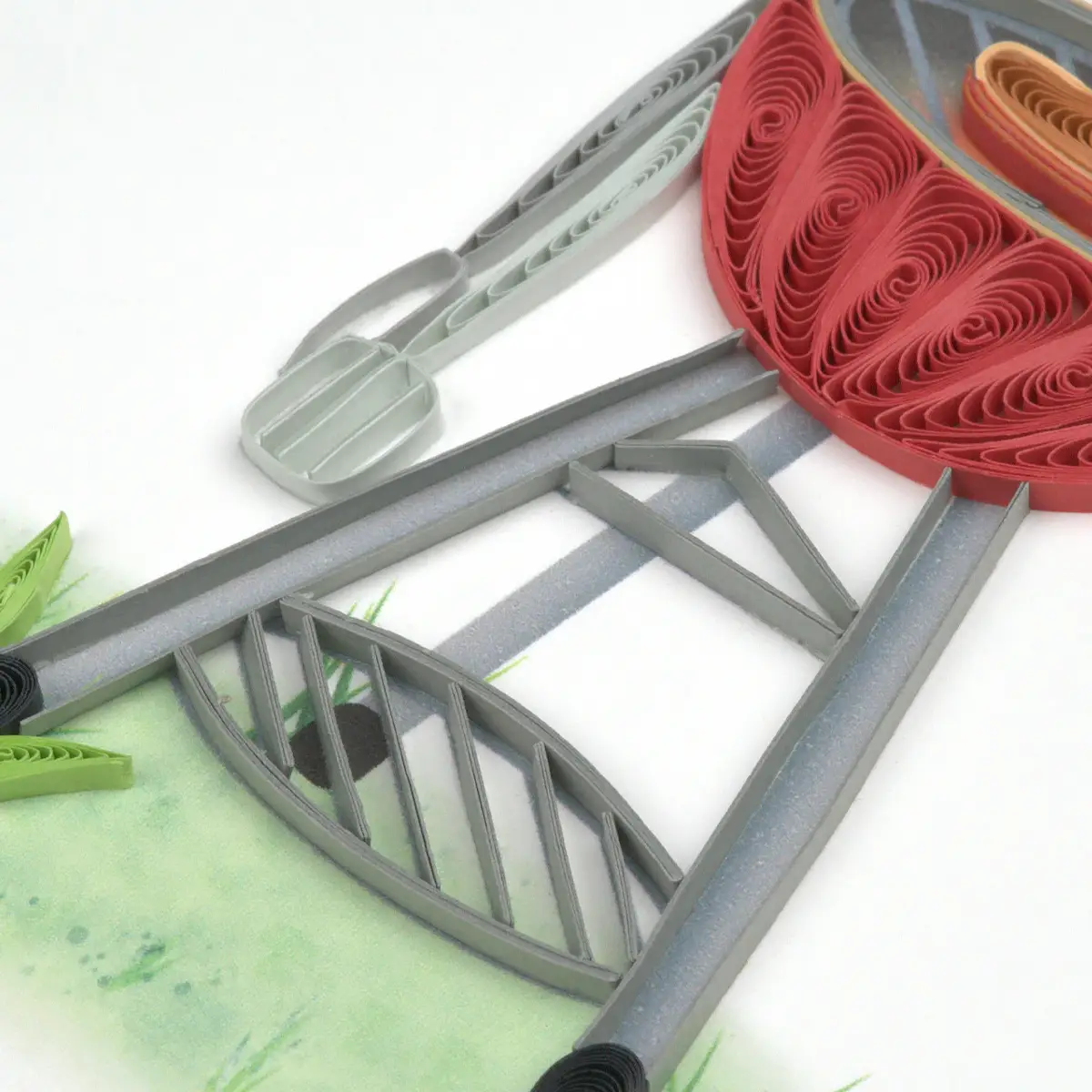 Father's Day BBQ Quilled Greeting Card