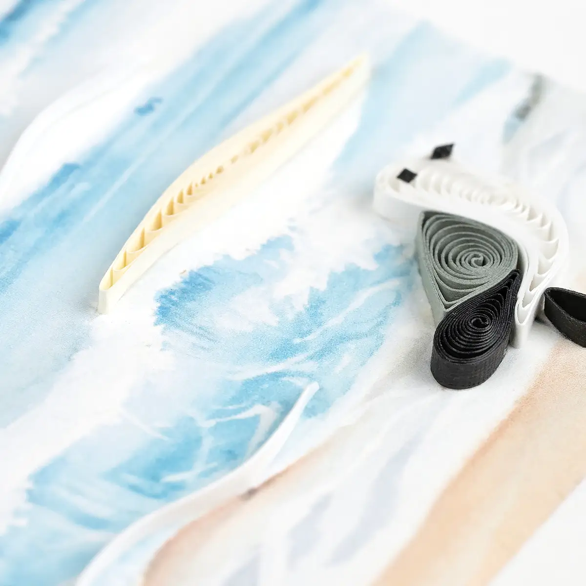 Quilled Pier Everyday Greeting Card