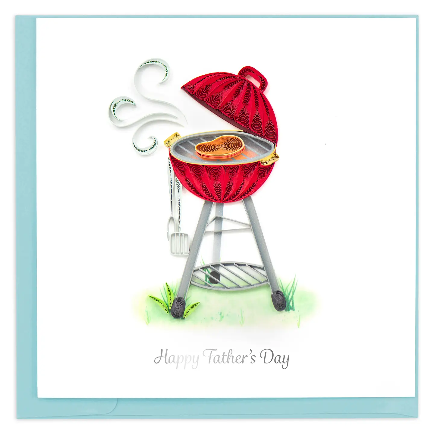 Father's Day BBQ Quilled Greeting Card