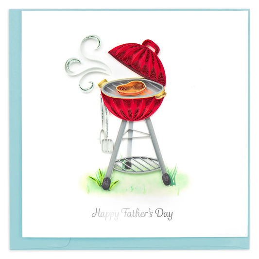 Father's Day BBQ Quilled Greeting Card