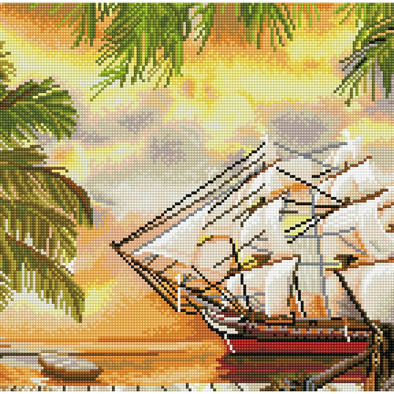 Pirate Ship Diamond Art Kit
