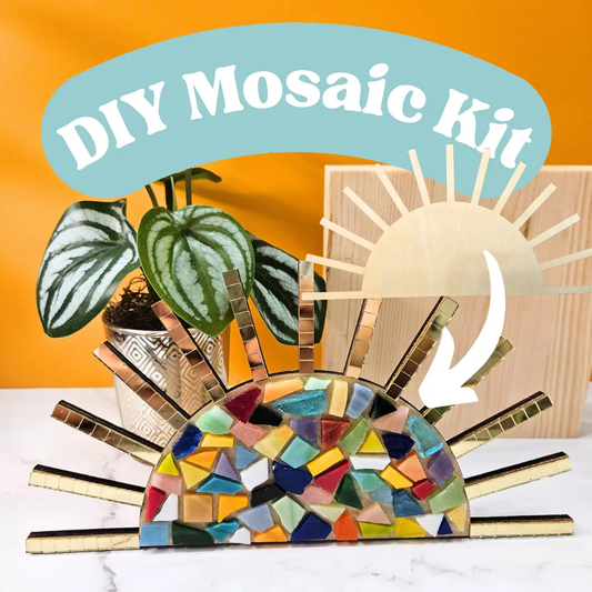 Mosaic Sunshine DIY Craft Kit handmade Artwork Kit