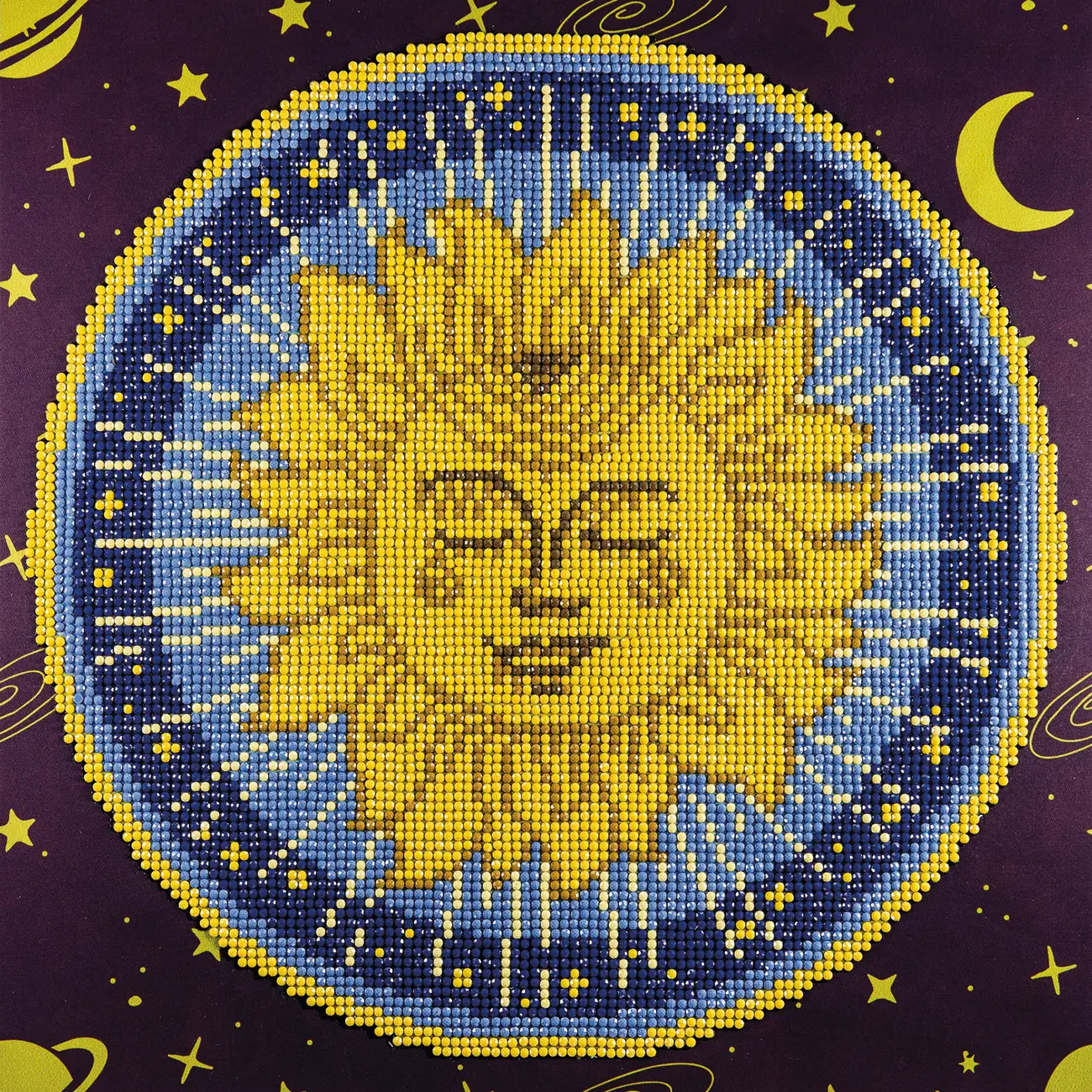 Sun Mandala Diamond Art Kit