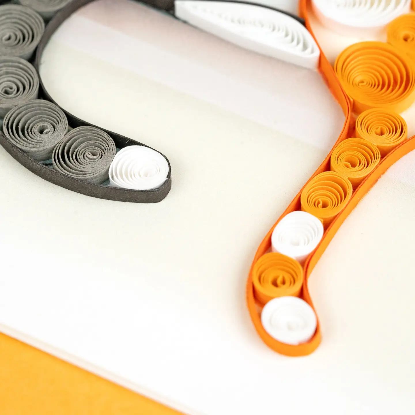 Two Cats Quilled Everyday Greeting Card