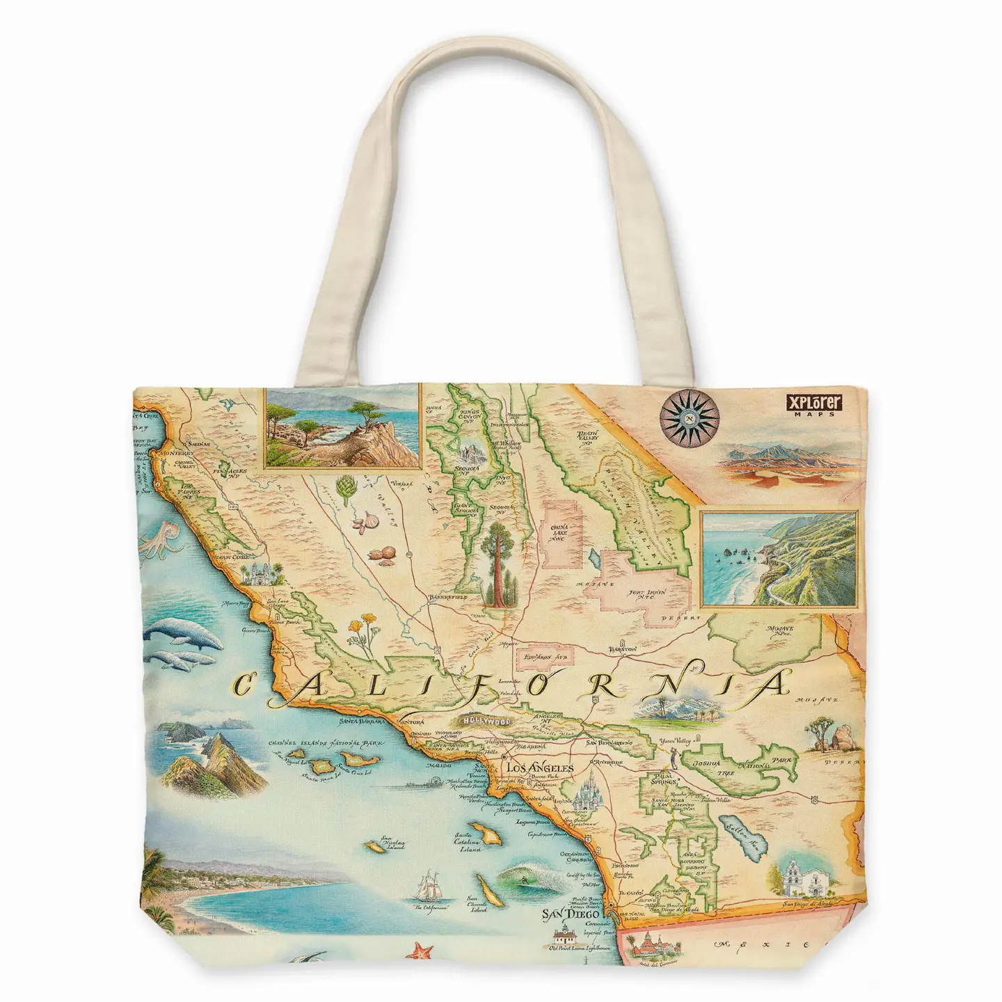 Santa Barbara Tote Bags