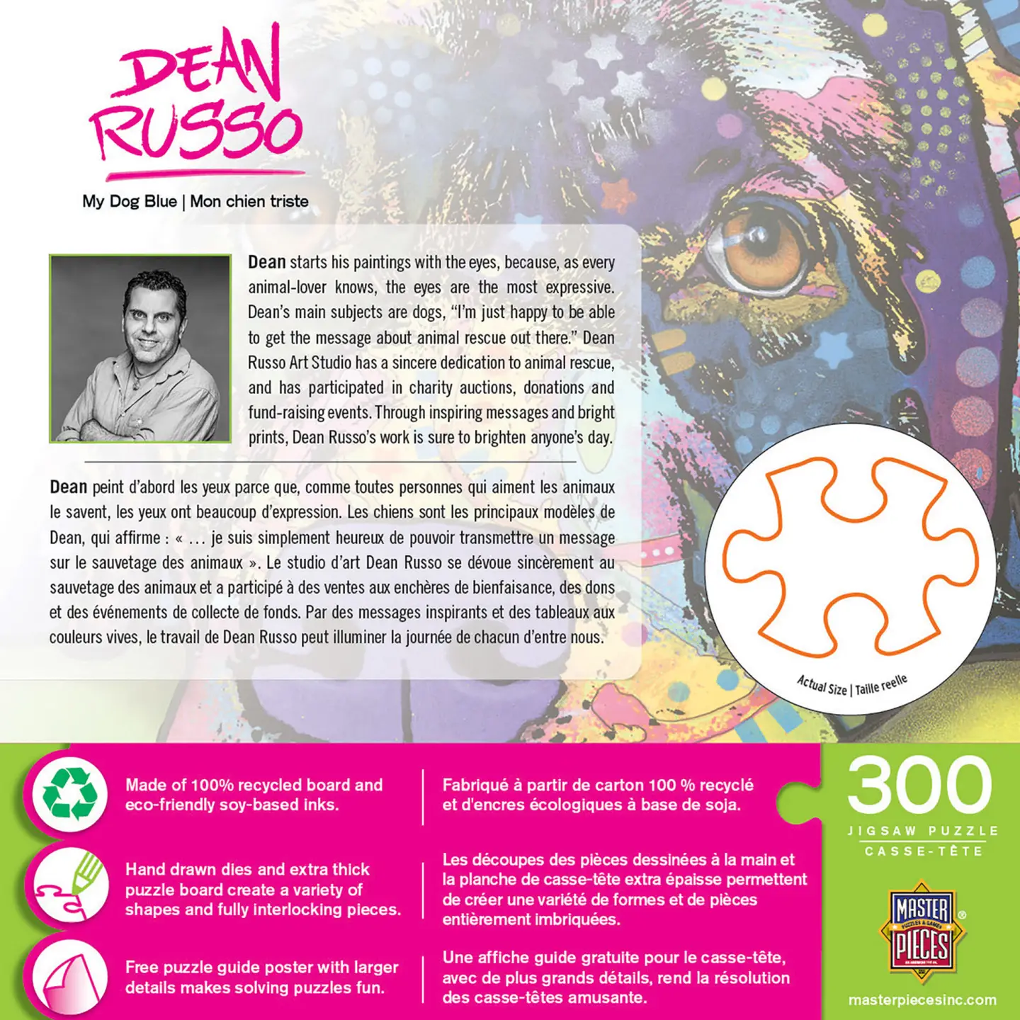 Dean Russo - My Dog Blue 300 Piece EZ Grip Puzzle
