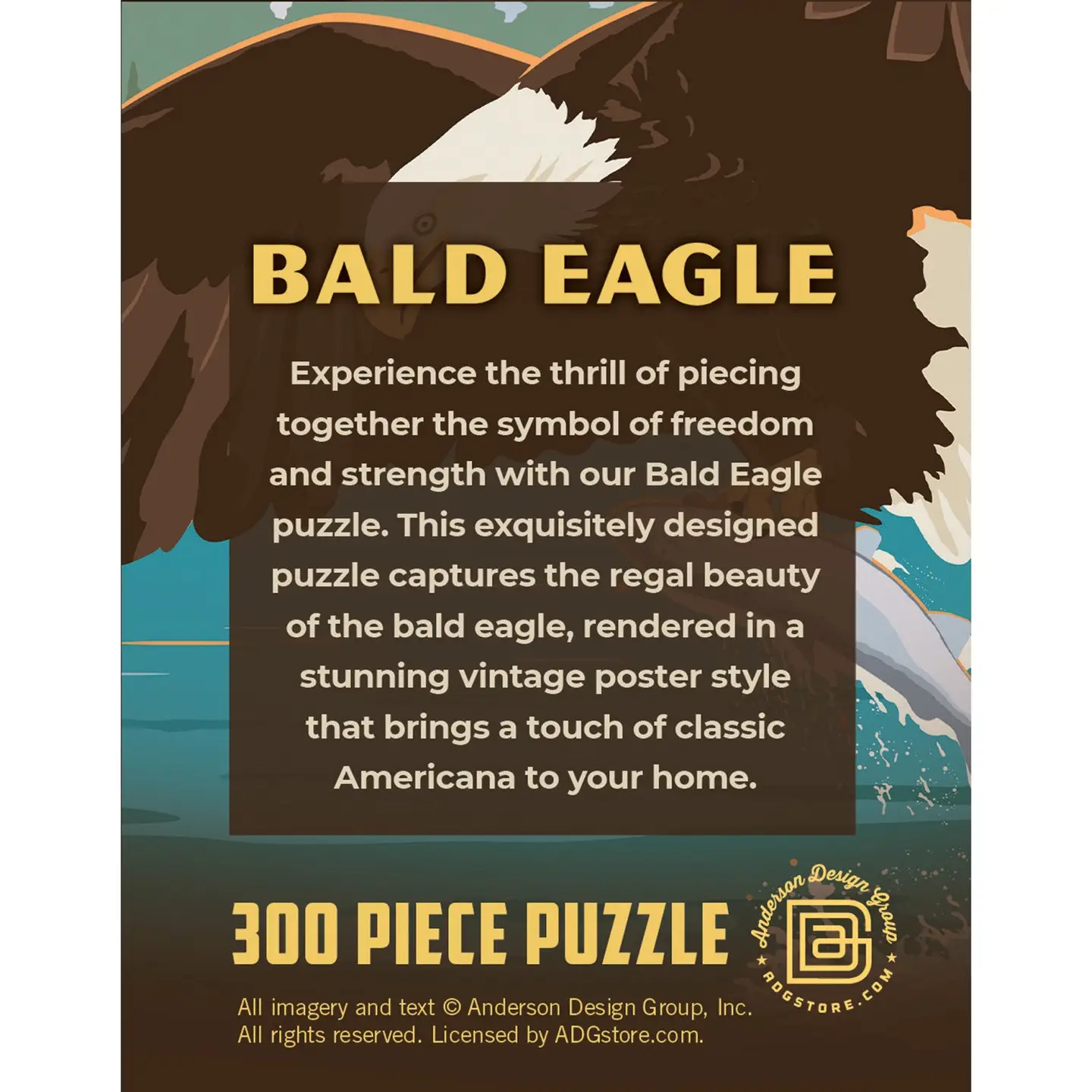 Bald eagle 300 Piece Jigsaw Puzzle