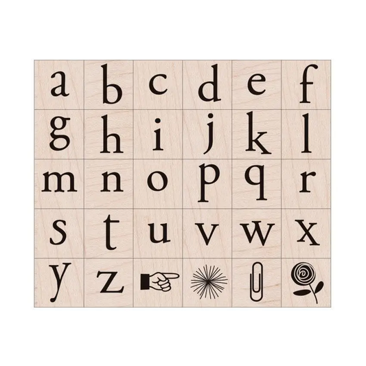 Stamp - Playful Flowers Letter Stamp Set