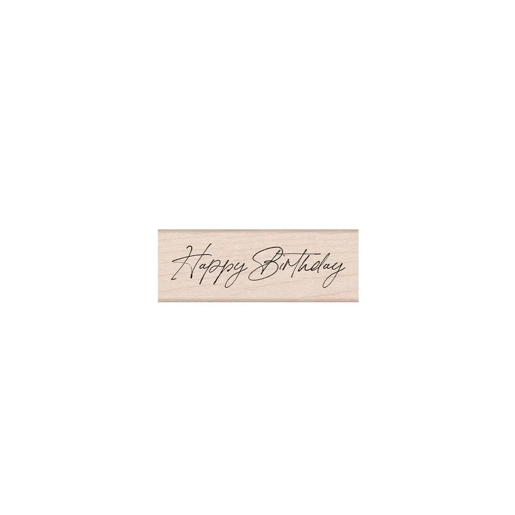 Stamp - Cursive ‘Happy Birthday’