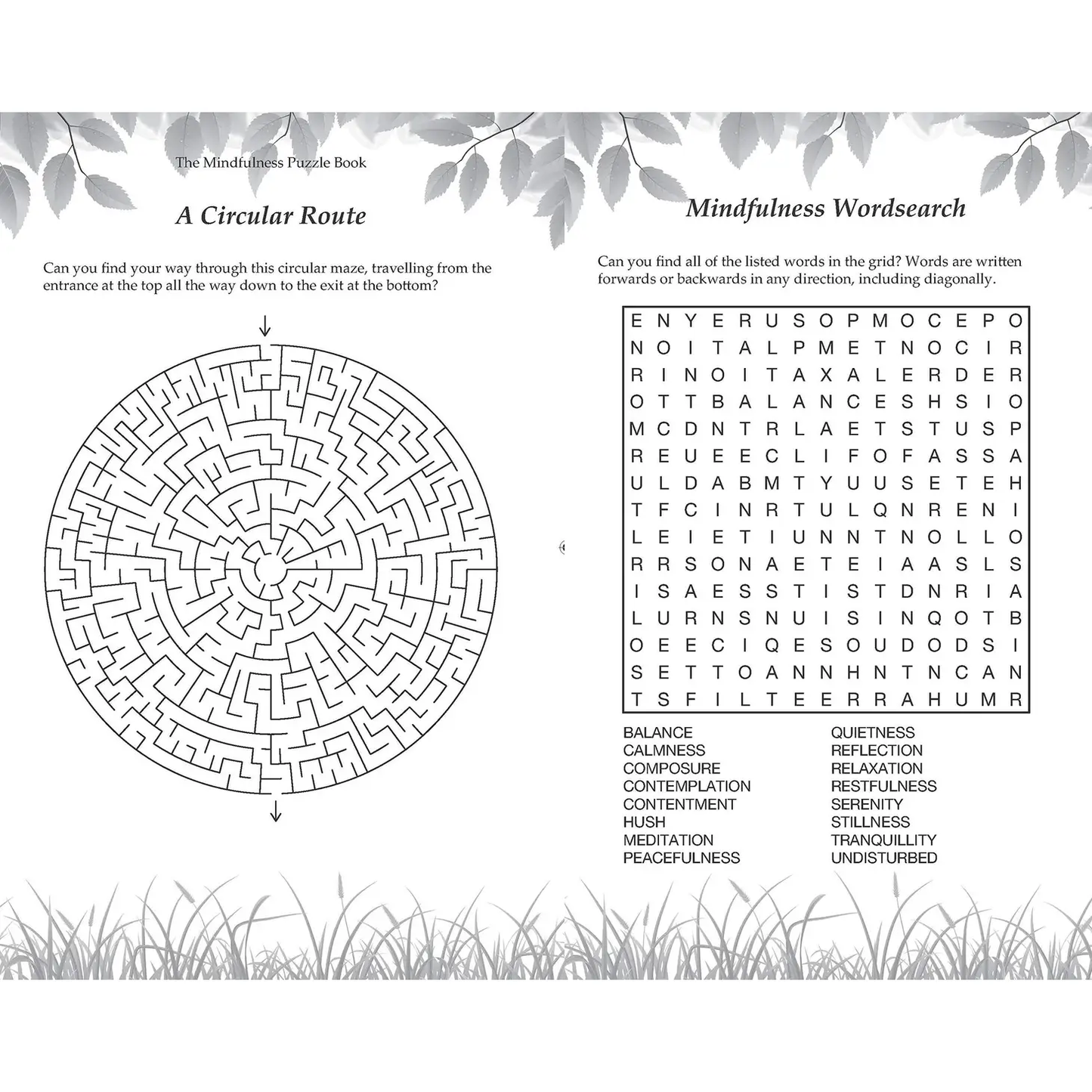 The Mindfulness Puzzle Book