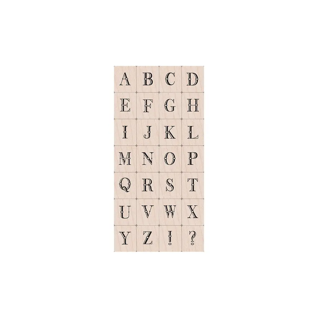 Stamp - Uppercase Elegant Letter Set