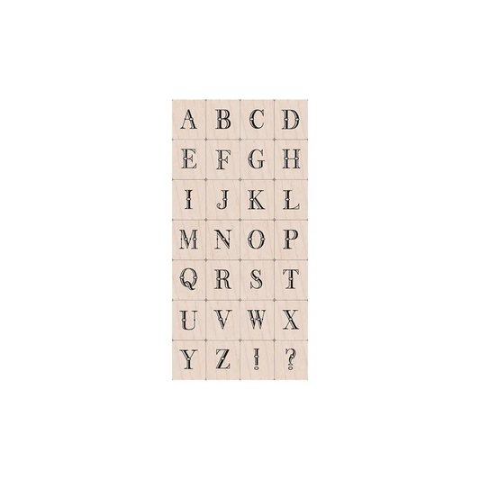 Stamp - Uppercase Elegant Letter Set