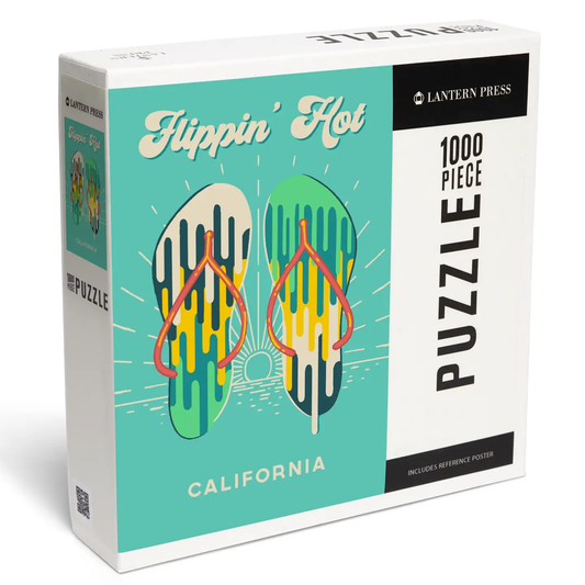 Flip Flop Flipping Hot California Jigsaw Puzzle