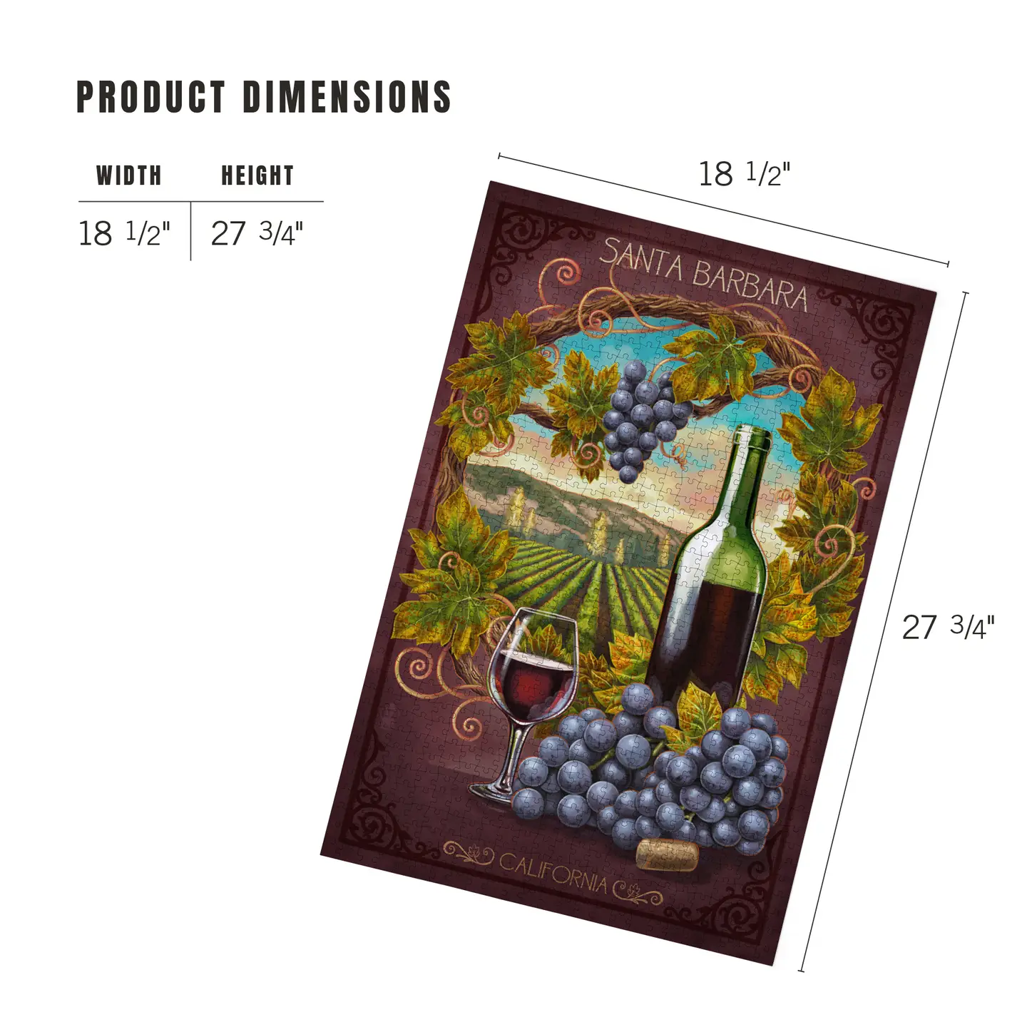 Santa Barbara Wine Country Puzzle