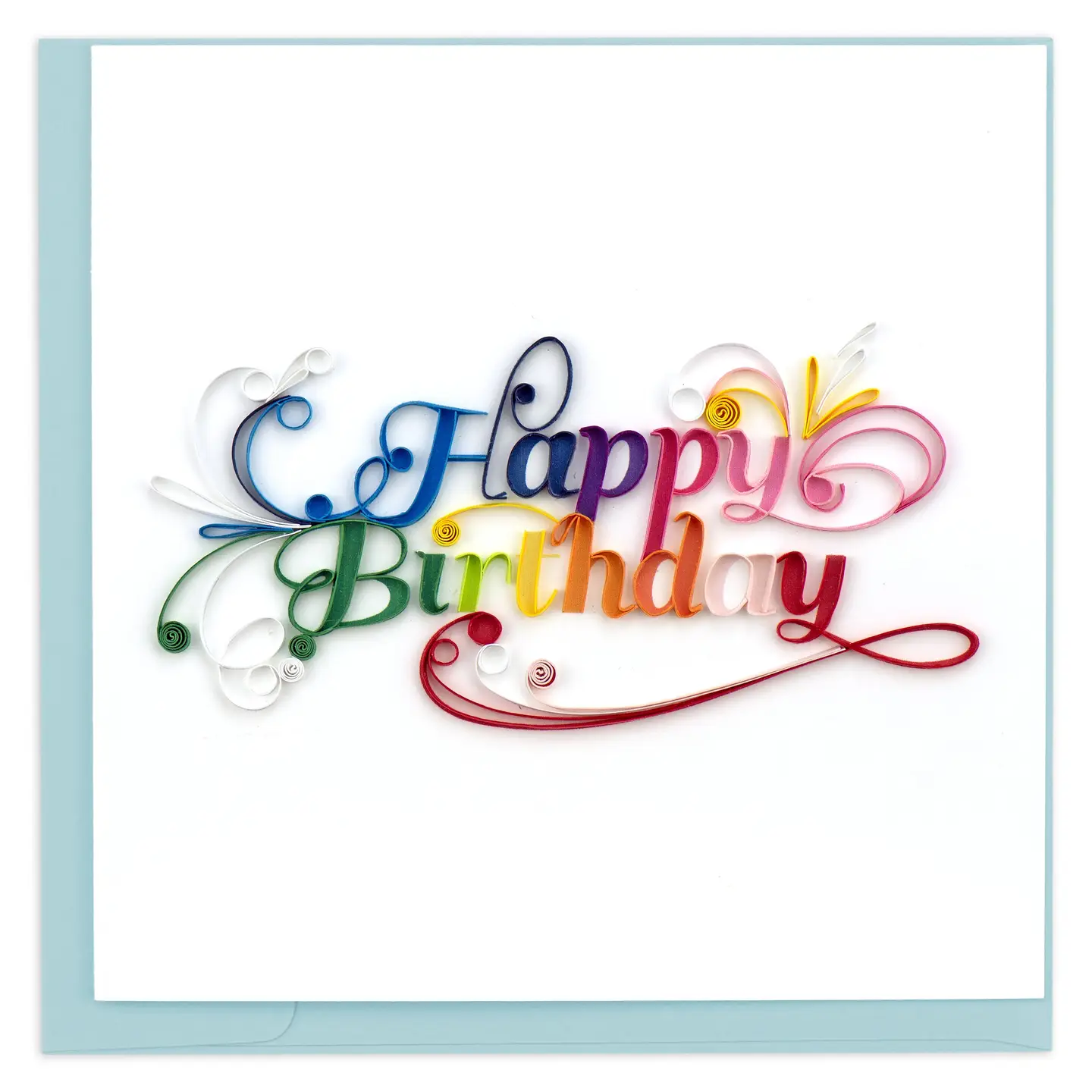 Happy Birthday Quilled Greeting Card