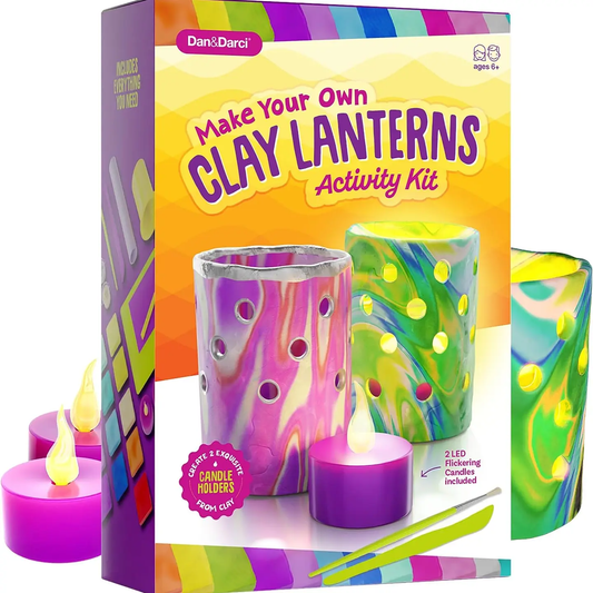 Light-Up Clay Lantern Making Kit