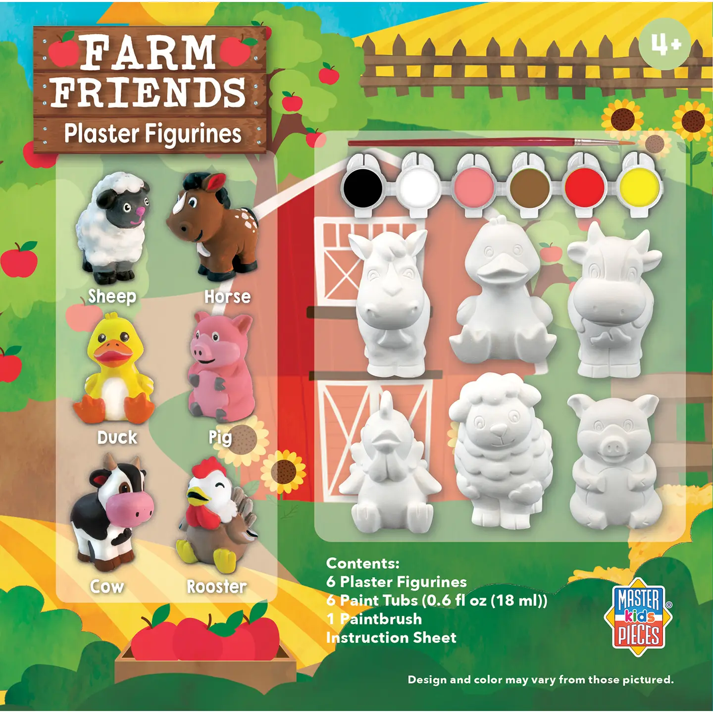 Farm Friends - Plaster Figurines Paint Set