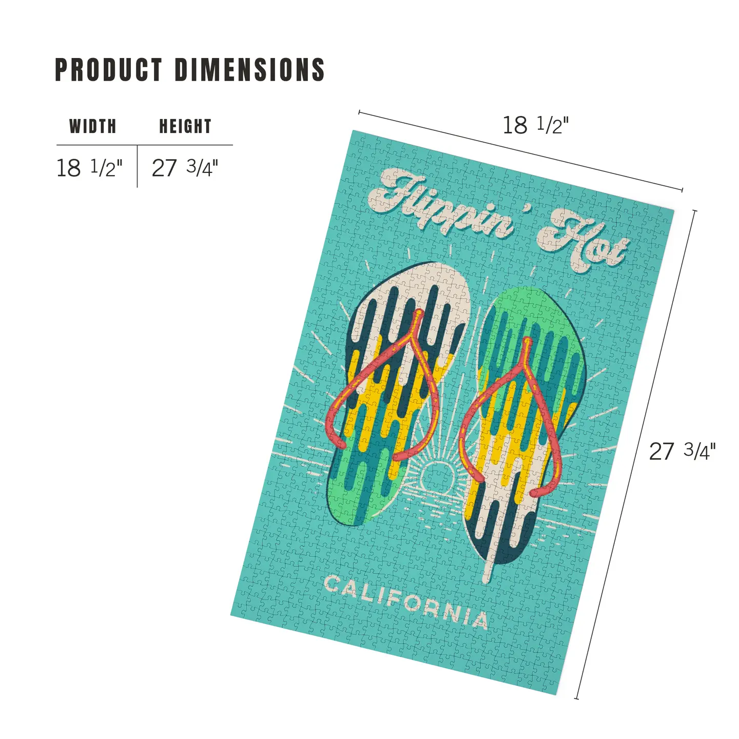 Flip Flop Flipping Hot California Jigsaw Puzzle