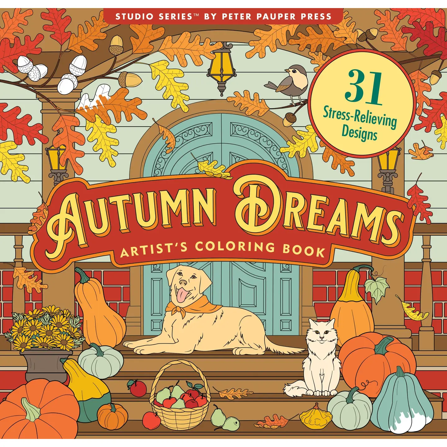 Autumn Dreams Adult Coloring Book